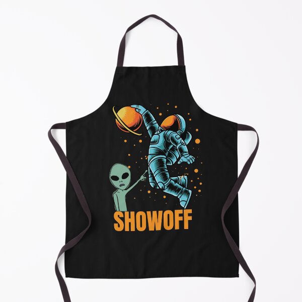 Item preview, Showoff Alien Pointing At Astronaut Playing Basketball designed and sold by AlienOccupation.