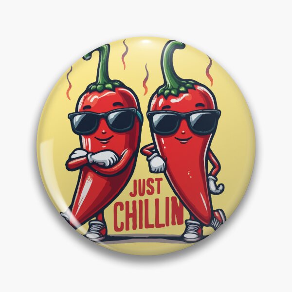 Item preview, Just Chillin' - Two Cool Chilies  designed and sold by LoFi-OG.