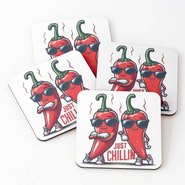 Item preview, Just Chillin' - Two Cool Chilies  designed and sold by LoFi-OG.