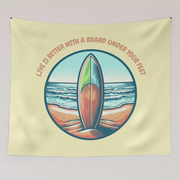 Item preview, Life is better with a board under your feet designed and sold by santiagoml.