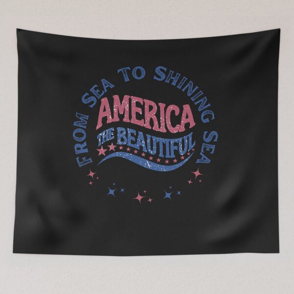 Item preview, Distressed America The Beautiful Sea To Shining Sea designed and sold by AlienOccupation.