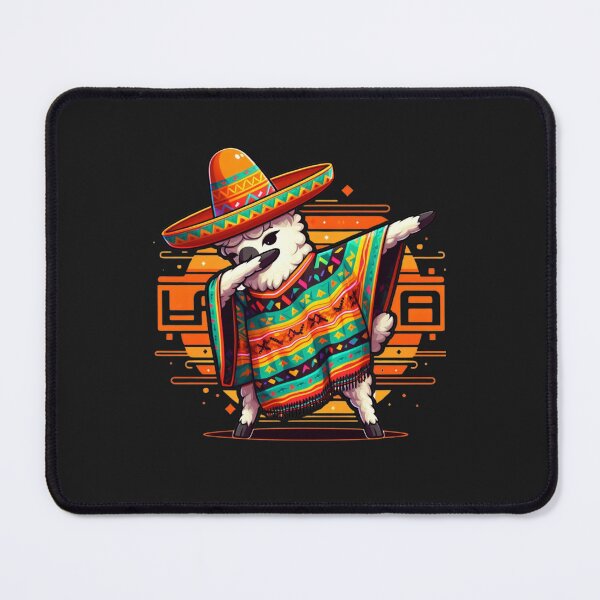 Item preview, Funny dabbing Mexican Llama Poncho 2024, Cinco De Mayo Party designed and sold by ArtByKatti.