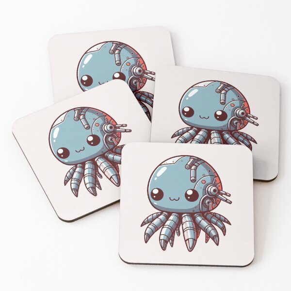 Item preview, Cute Kraken Cyborg designed and sold by LemuellTrends.