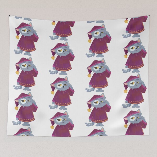 Item preview, Sleepy Cat wearing Pajamas designed and sold by Rojasole.