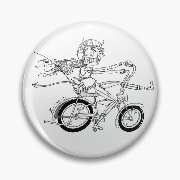 Item preview, Bike Demon Girl Zoom Zoom  designed and sold by Jaimie C..