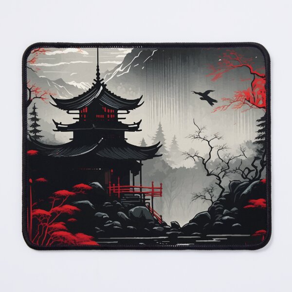 Item preview, Red Landscape Japan designed and sold by Faissal Thomass.