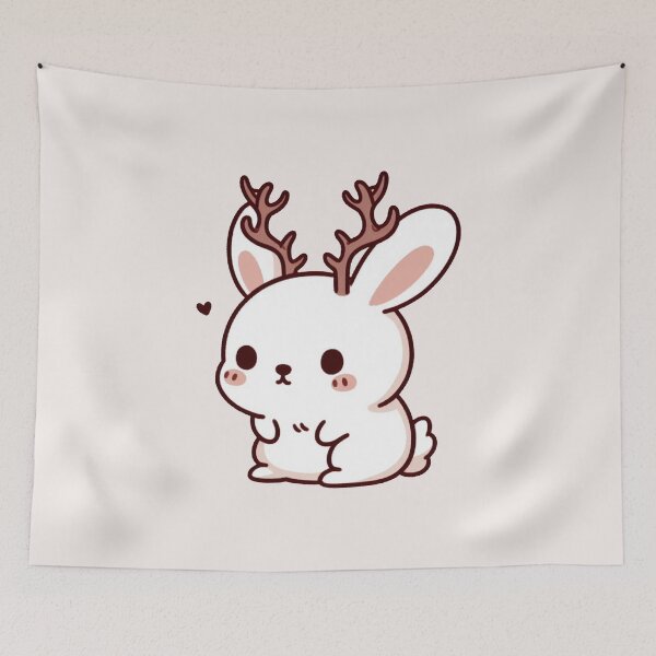 Item preview, Jackalope Bunny Deer designed and sold by LemuellTrends.