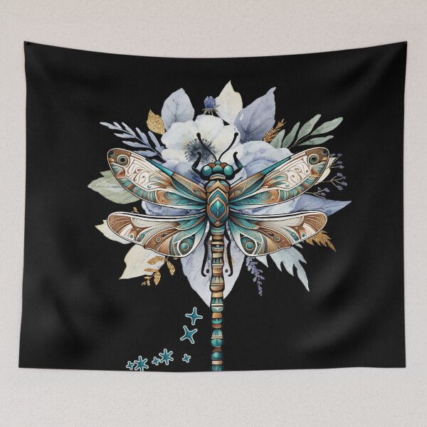 Item preview, Boho Aesthetic Dragonfly designed and sold by Witsprings.