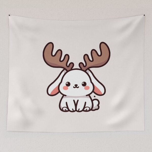 Item preview, Jackalope Bunny Moose designed and sold by LemuellTrends.