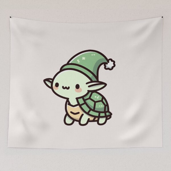 Item preview, Cute Elf Turtle designed and sold by LemuellTrends.