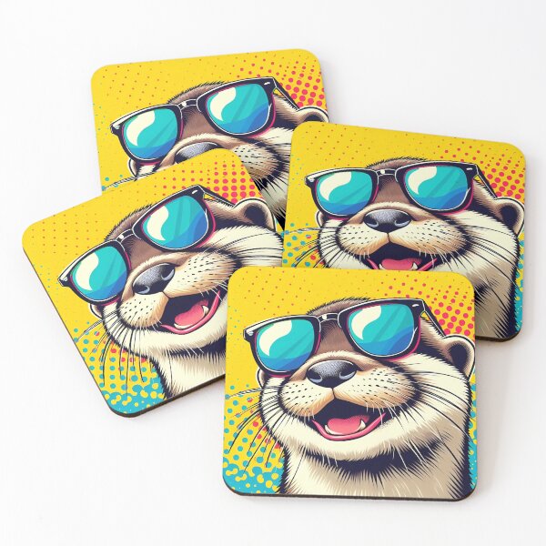 Item preview, Alaska Otter - Pop Art Otter designed and sold by JessArty ⭐⭐⭐⭐⭐.
