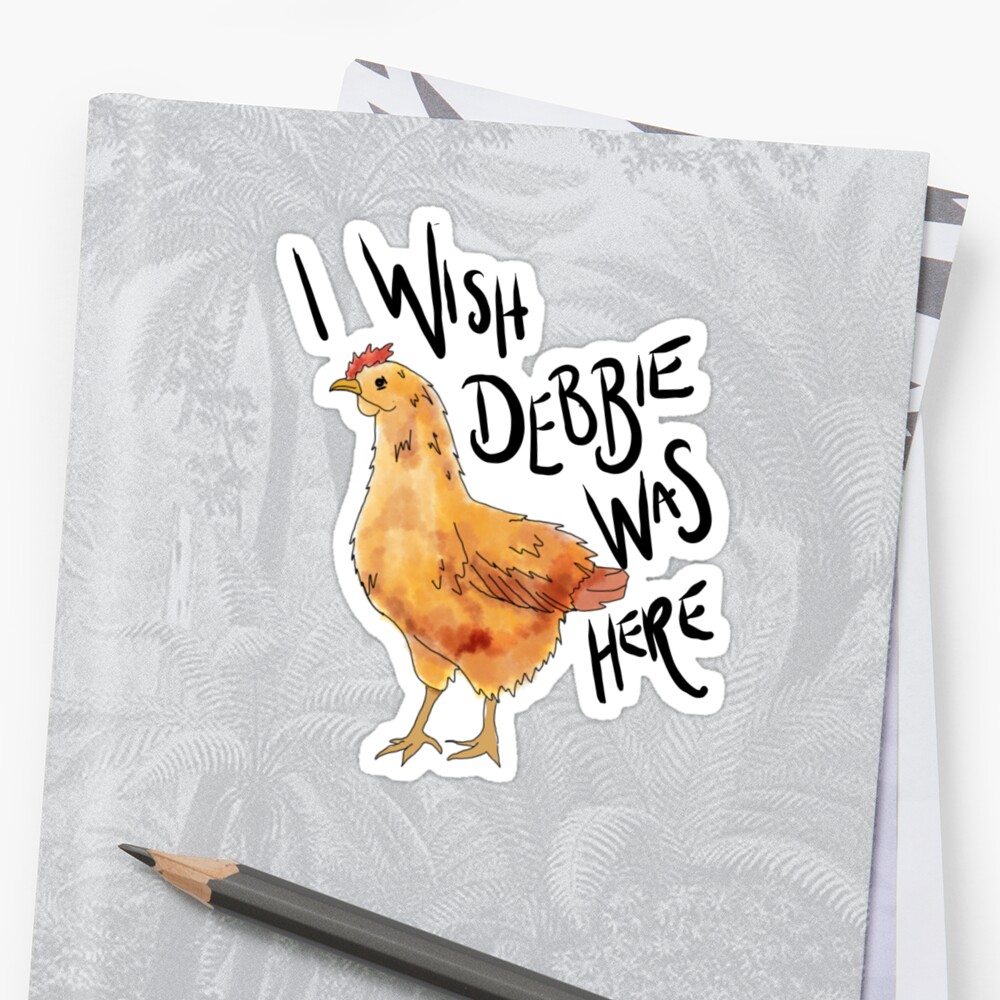 "Lost in Space I Wish Debbie Was Here" Sticker by NowTheWeather | Redbubble