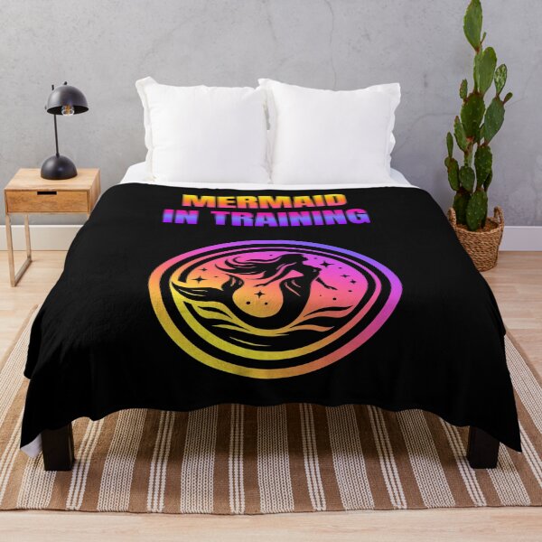 Item preview, Mermaid In Training (Black, Pink, Blue, Purple, Yellow) designed and sold by Artography Designs.