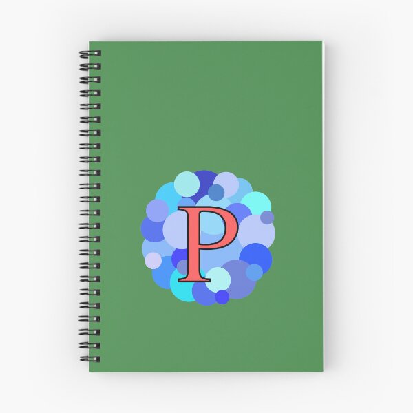 Item preview, Blue Bubbles Upper Case Letter P designed and sold by MGonline.