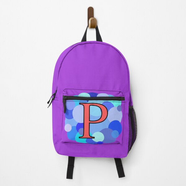 Item preview, Blue Bubbles Upper Case Letter P designed and sold by MGonline.