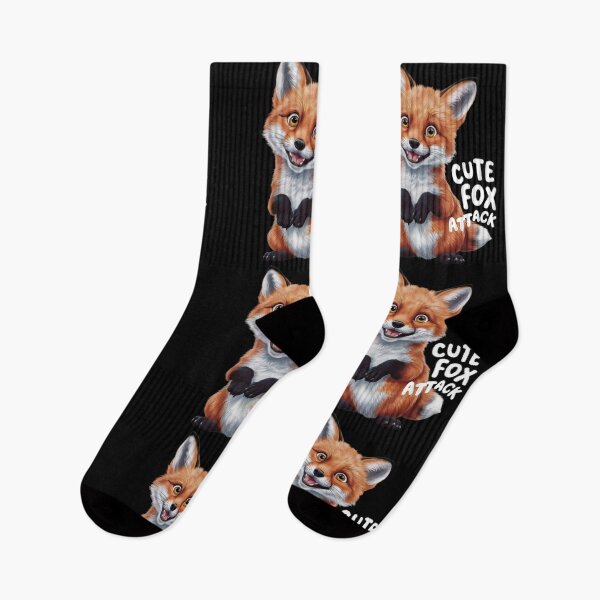 Item preview, Cute Fox Attack designed and sold by PlanetMarker.