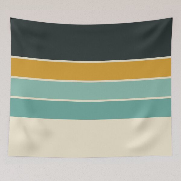 Item preview, Finnish 70s Vintage Retro Stripes  designed and sold by Deutschic.