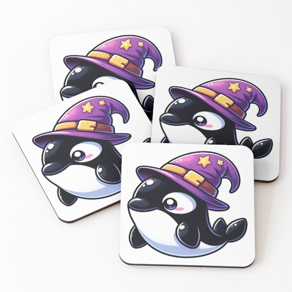 Item preview, Kawaii orca whale  designed and sold by Cloudlilyart.