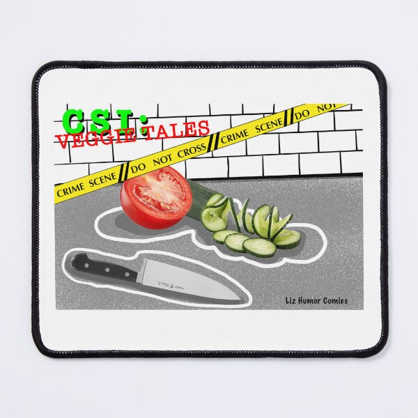 Artikelvorschau, CSI VEGGIE TALES entworfen und verkauft von LizHumorComics.