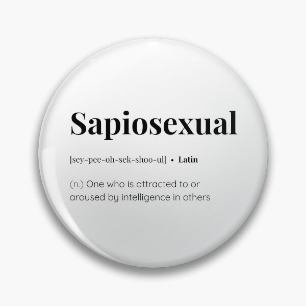 Item preview, Sapiosexual english word meaning designed and sold by SimplyMots.