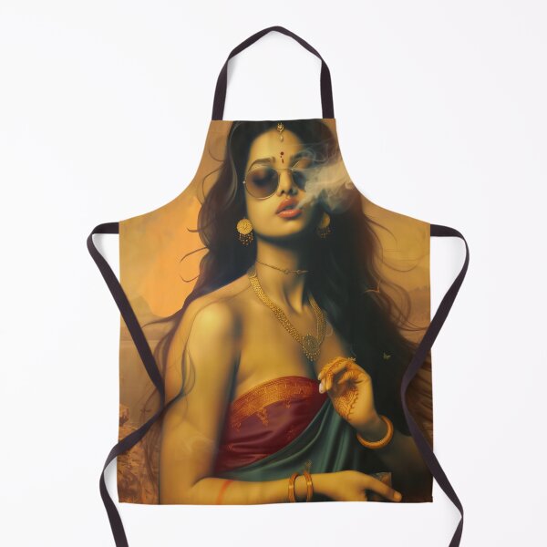 Item preview, Indian Woman Smoking Wall Art, designed and sold by Rockwpapart.
