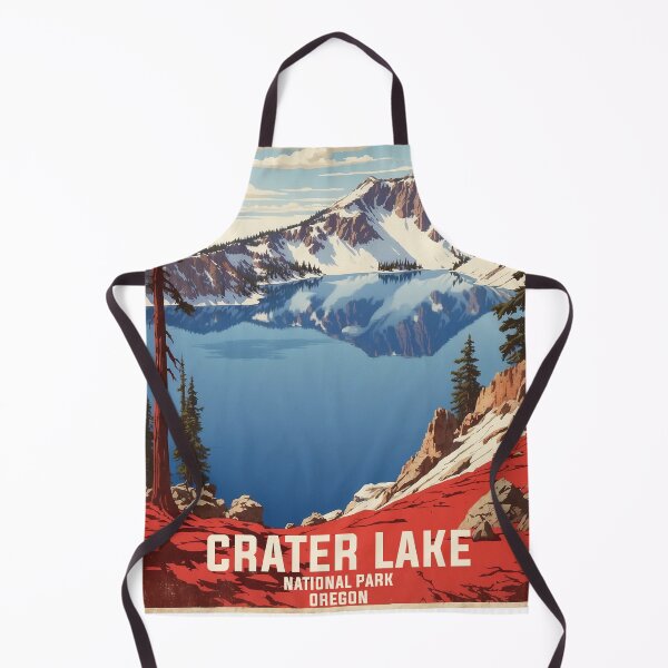 Item preview, Crater Lake National Park Oregon USA Vintage Travel Tourism designed and sold by TravelersGems.