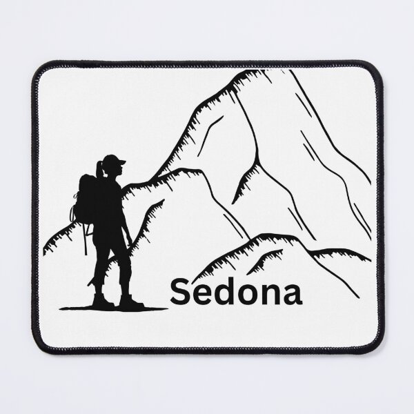 Item preview, Sedona hiking woman designed and sold by sedonavibes1111.