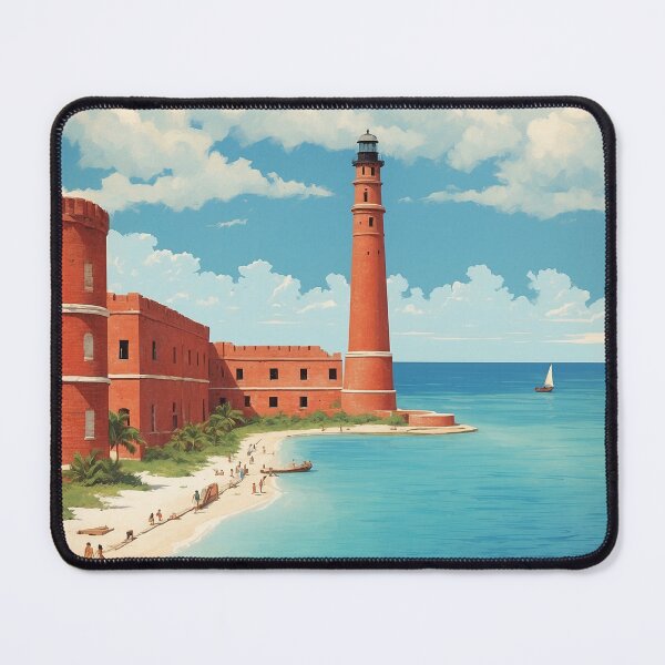 Item preview, Dry Tortuga National Park Florida USA Vintage Travel Tourism  designed and sold by TravelersGems.