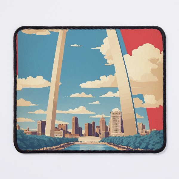 Item preview, Gateway Arch National Park Missouri USA Vintage Travel Tourism  designed and sold by TravelersGems.
