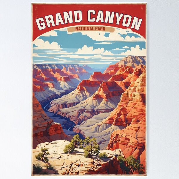Item preview, Grand Canyon National Park Arizona USA Vintage Travel Tourism  designed and sold by TravelersGems.