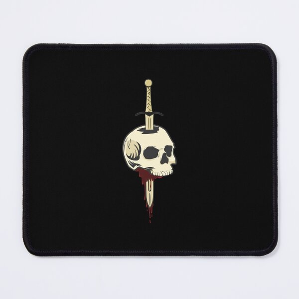 Item preview, Knife Through bleeding Skull designed and sold by Khial.