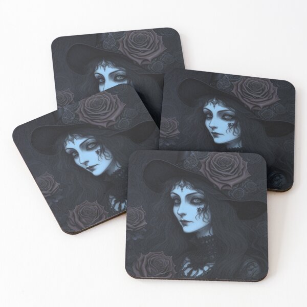 Item preview, Vintage Classic Gothic Girl Roses designed and sold by TheDarkWardrobe.