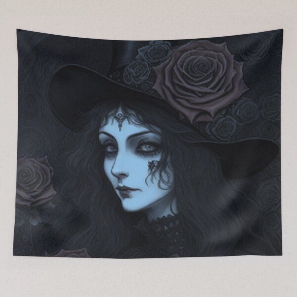 Item preview, Vintage Classic Gothic Girl Roses designed and sold by TheDarkWardrobe.