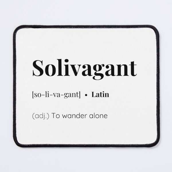 Item preview, Solivagant latin word meaning designed and sold by SimplyMots.