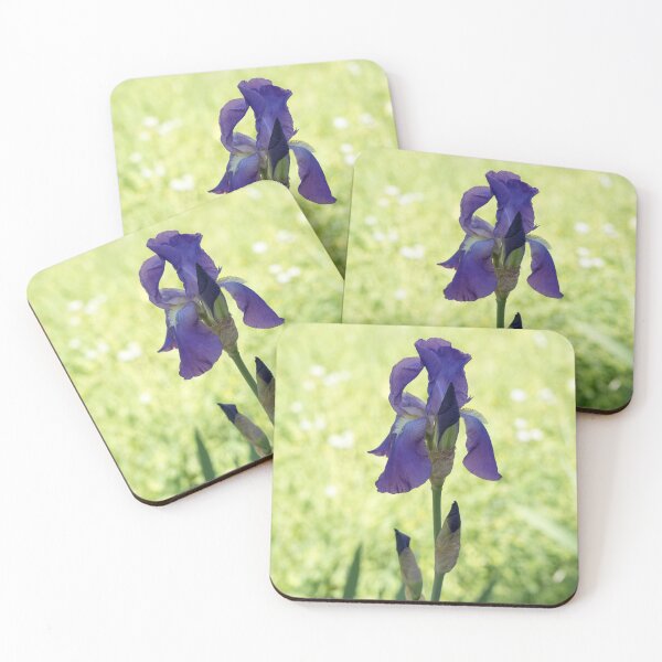 Item preview, Sun and Shade Garden with a Pretty Purple Iris designed and sold by Georgia Mizuleva.