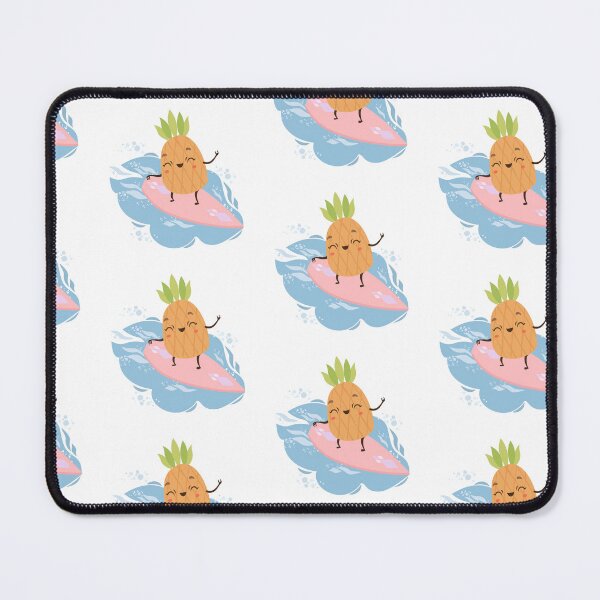 Item preview, Pineapple Paradise: Cute Pineapple Surfing" designed and sold by hjian8219.