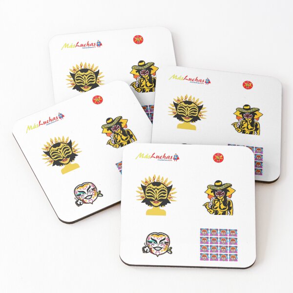 Item preview, Sticker Wrestling and Other Accessories Template - Más Luchas P-4 designed and sold by masluchas.