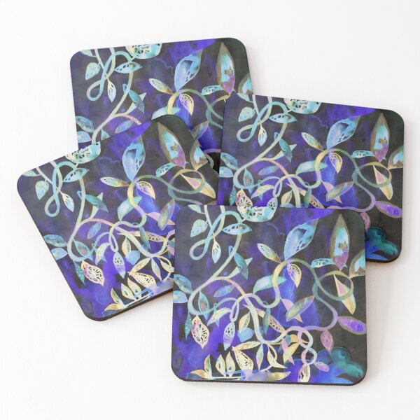 Item preview, blue composition with vine designed and sold by Marianna Tankelevich.