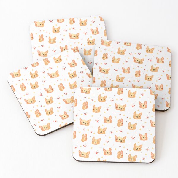 Item preview,  "Cheerful Corgis: Seamless Pattern of Corgi Faces" designed and sold by hjian8219.