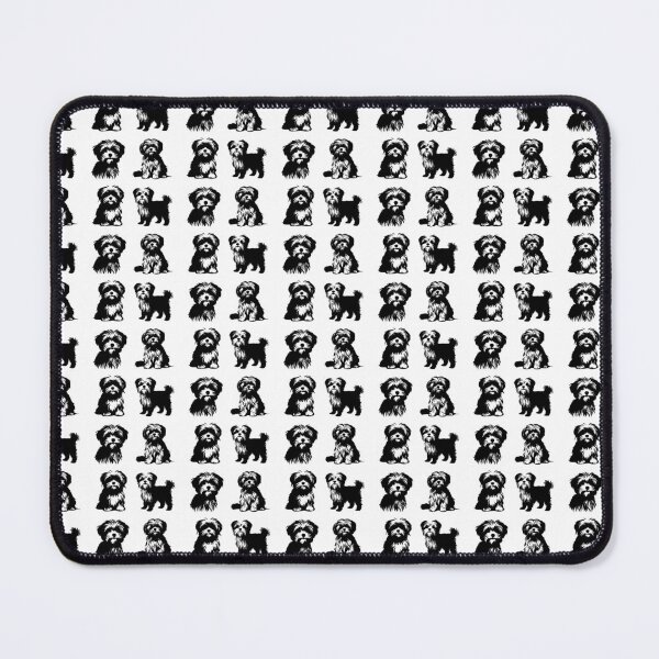 Item preview, Maltese Dog Black Silhouettes designed and sold by TheAnimalZ00.