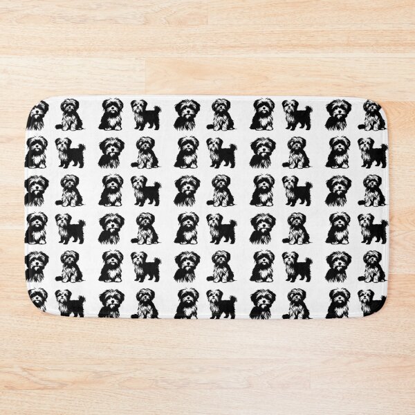 Item preview, Maltese Dog Black Silhouettes designed and sold by TheAnimalZ00.
