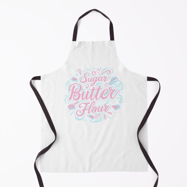 Item preview, 'Sugar, Butter, Flour' - Lyrics from Waitress the Musical (Pink & Blue) designed and sold by musicalthreads.