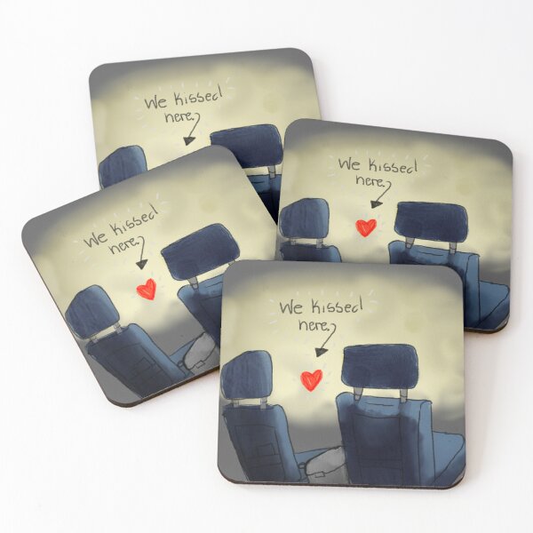 Item preview, We Kissed Here designed and sold by PaintedCafe.