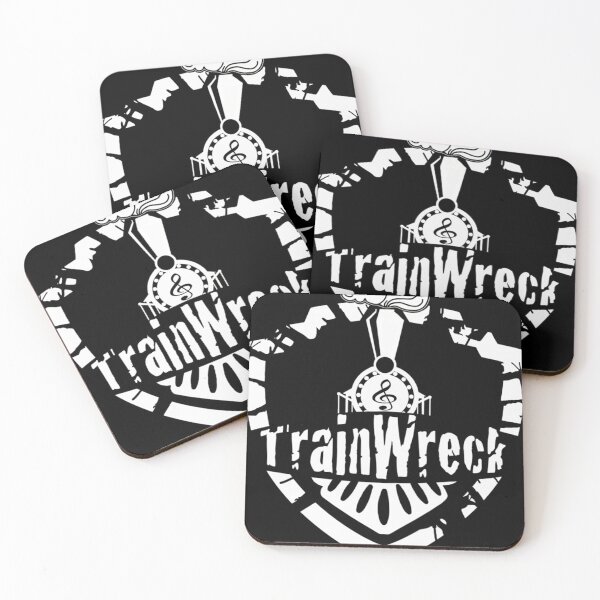 Item preview, Trainwreck Full Logo White On Black designed and sold by AndreaWeiler.