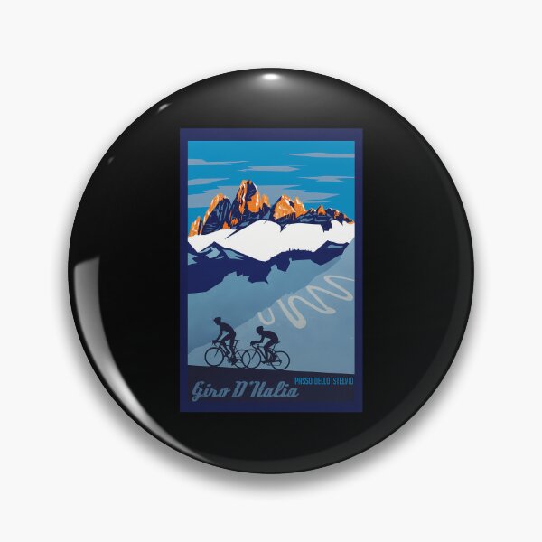 Item preview,  Giro D Italia Passo Dello Stelvio Cycling Poster designed and sold by NadjaIlmarinen.