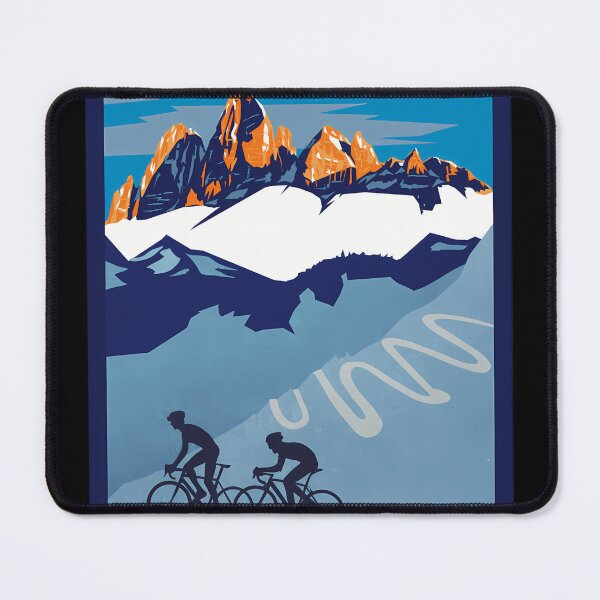 Item preview, Giro D Italia Passo Dello Stelvio Cycling Poster designed and sold by NadjaIlmarinen.
