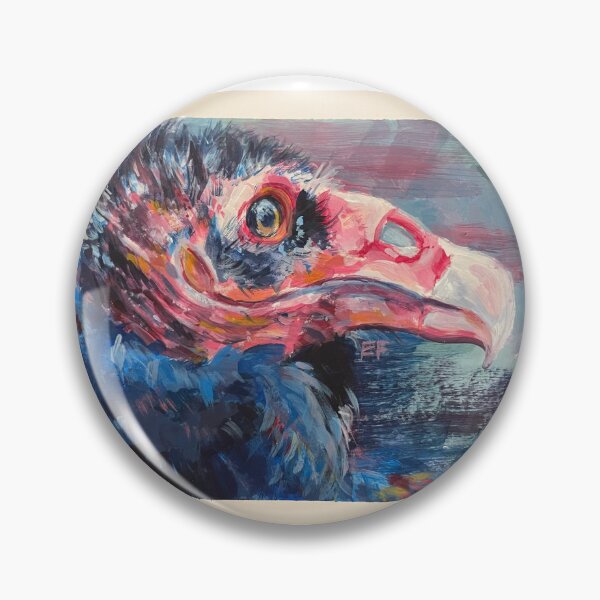 Item preview, Turkey Vulture Tiled Painting designed and sold by Mango-Mustelid.