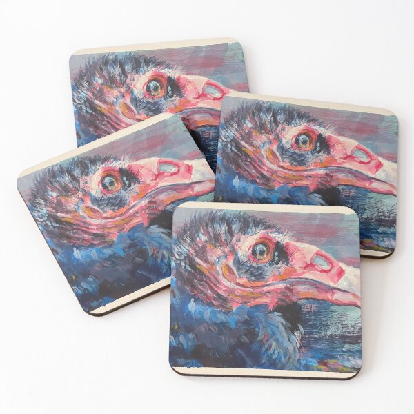 Item preview, Turkey Vulture Tiled Painting designed and sold by Mango-Mustelid.