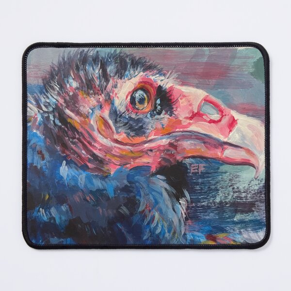 Item preview, Turkey Vulture Tiled Painting designed and sold by Mango-Mustelid.