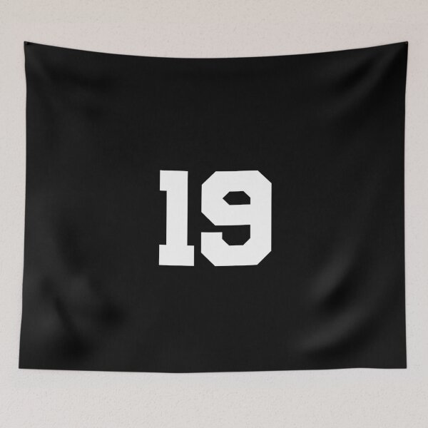 Item preview, 19, nineteen, white, University designed and sold by Numbers-Art.